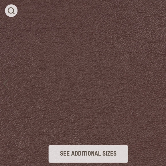 SKIMS Faux Leather Crew Neck Cropped Top in Cocoa - Picture 3 of 4